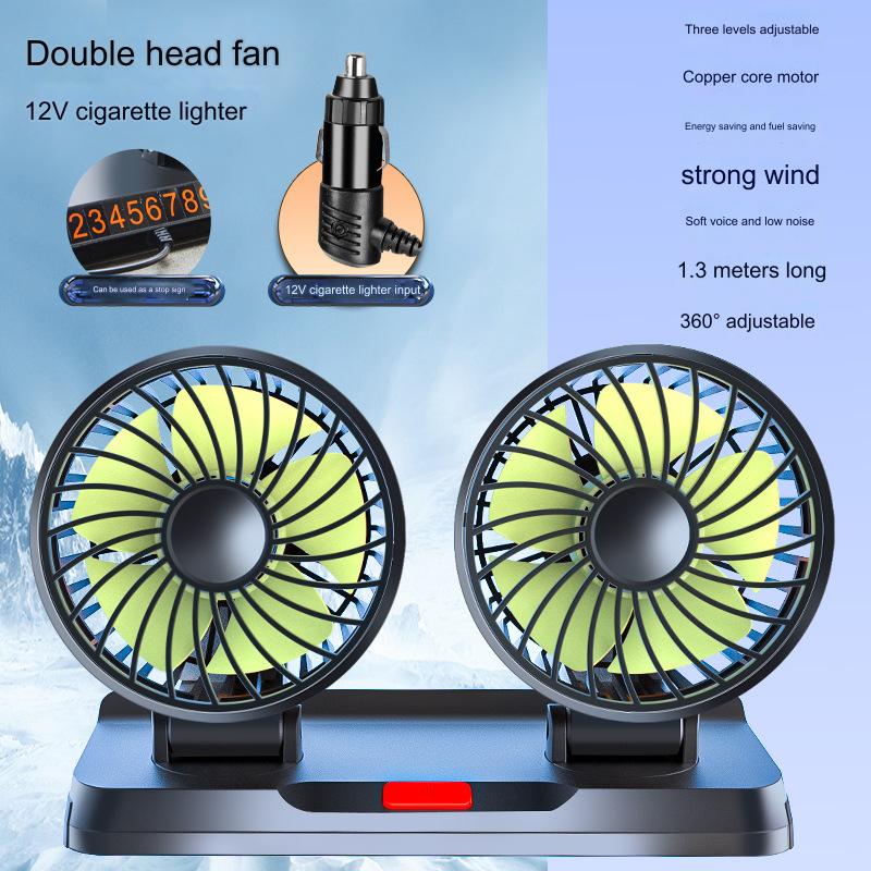 🔥【Reducere limitată -50%】Ventilator auto reglabil cu trei viteze