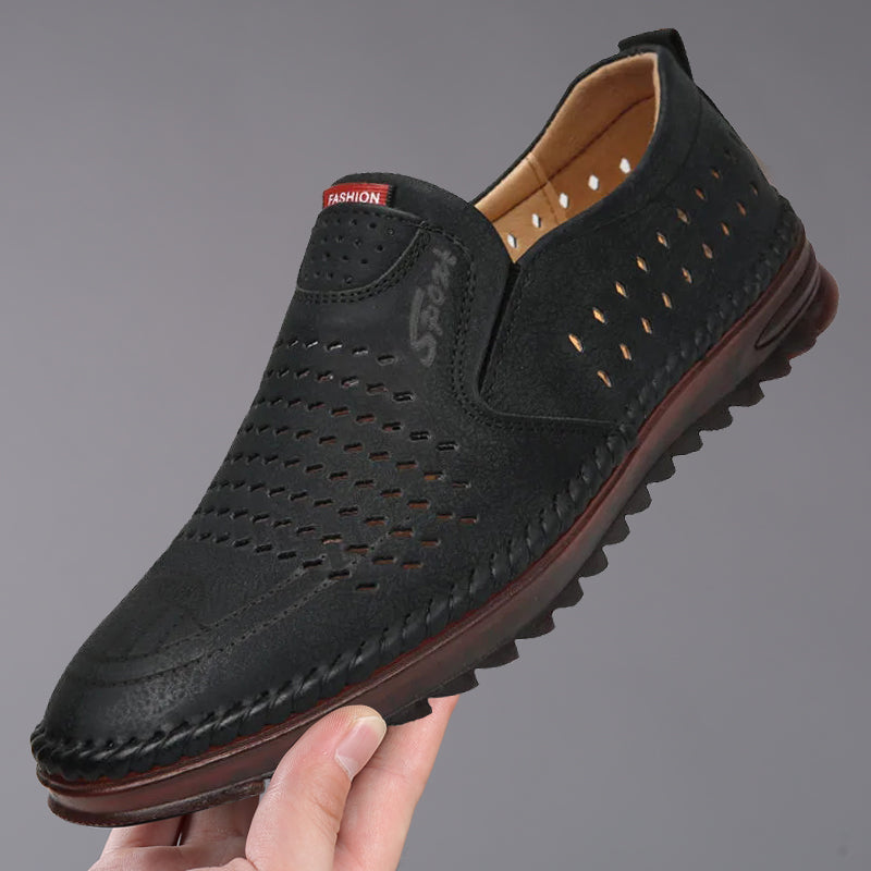 🔥✨【Ediție limitată】【Mărimi 39-44】Noua colecție de primăvară 2026 Pantofi casual bărbătești din piele naturală, fabricați manual