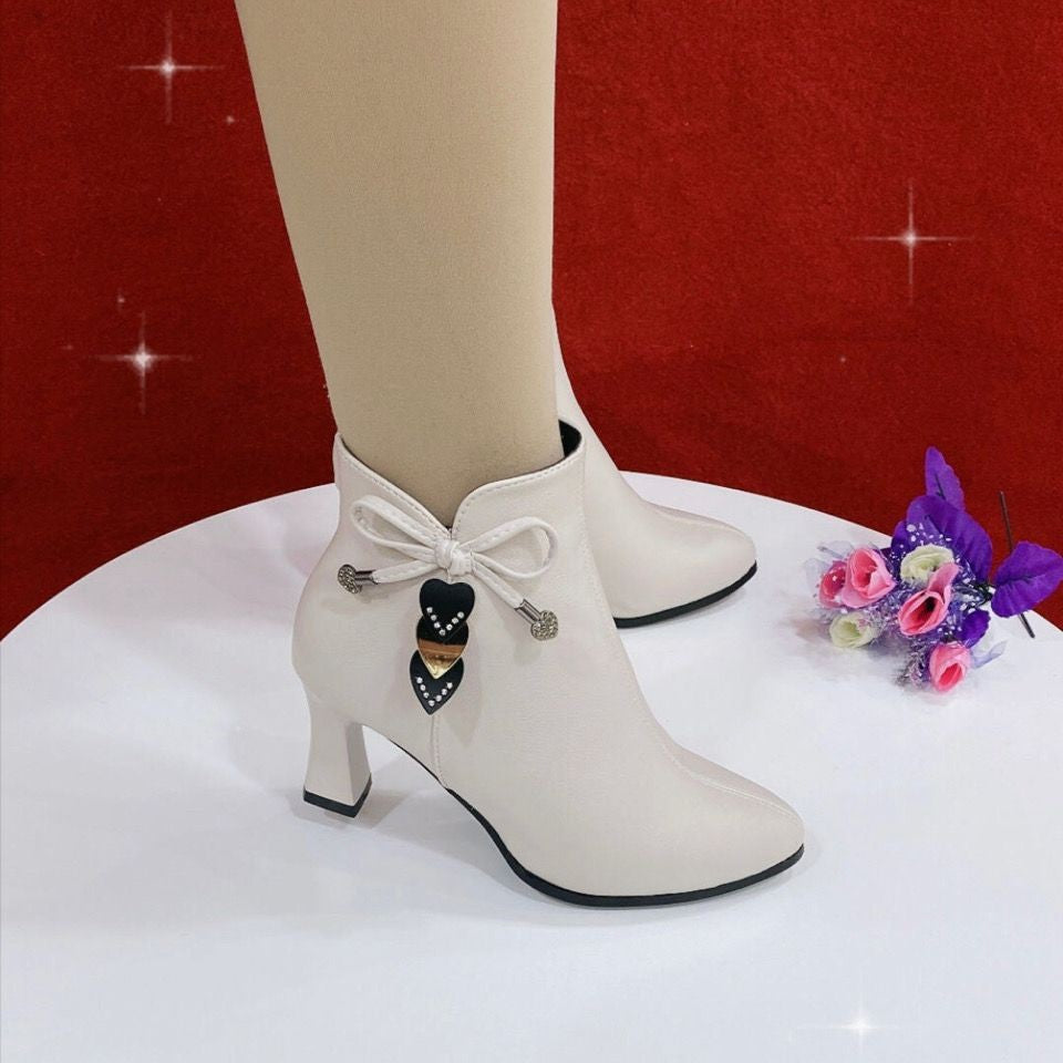 👢 Ofertă limitată în timp 🔥【Mărimi 34–41】Cizme noi de damă din piele, cu toc înalt, la modă pentru toamnă și iarnă