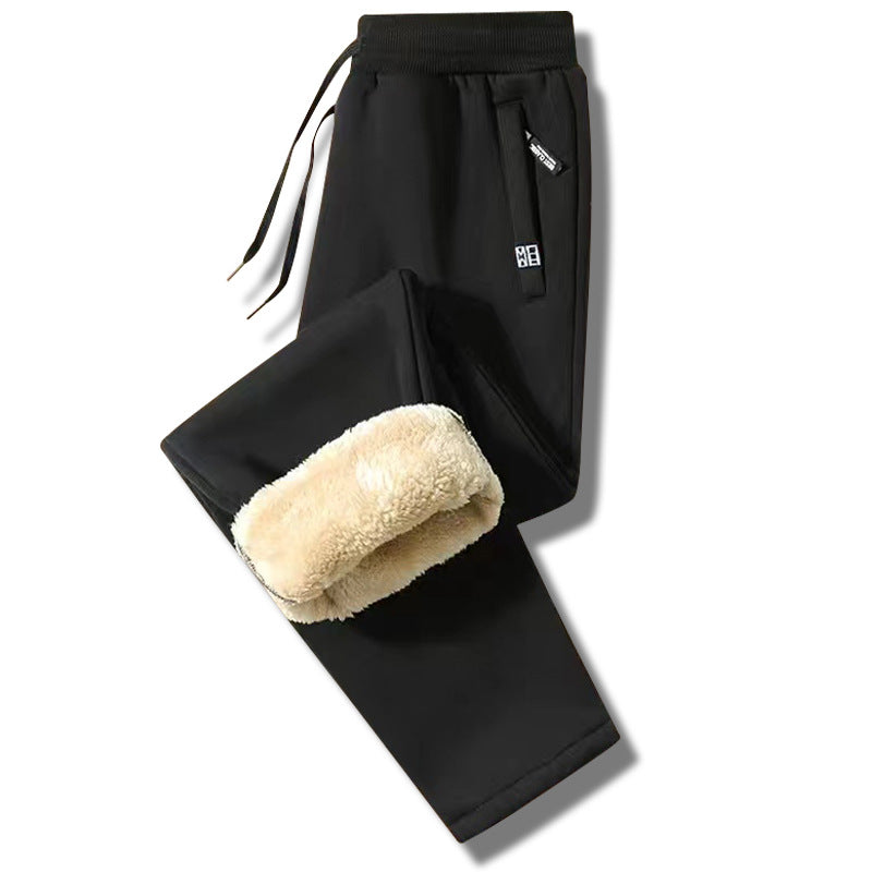š„ćMā5XLćPantaloni de trening de iarnÄ pentru bÄrbaČi, model 2026, cu cÄptuČealÄ groasÄ tip Sherpa ā cÄlduroČi Či confortabili (40ā120 kg)