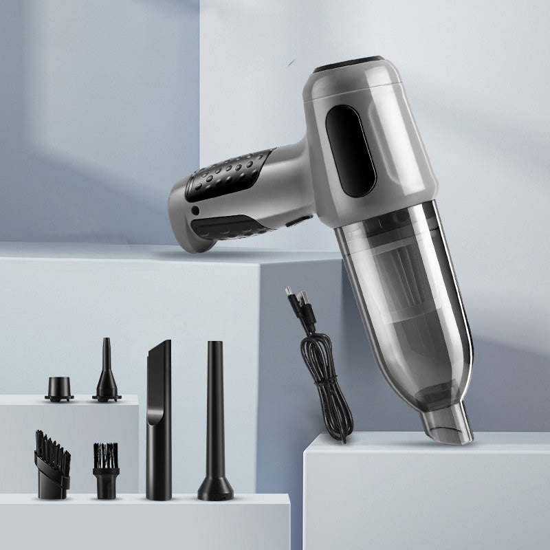 🚗🌪️🔥Cumperi 1 și primești 1 gratis🔥Aspirator portabil fără fir pentru mașină, aspirator casnic 2 în 1 cu funcție de aspirare și suflare, cu putere de aspirație foarte mare