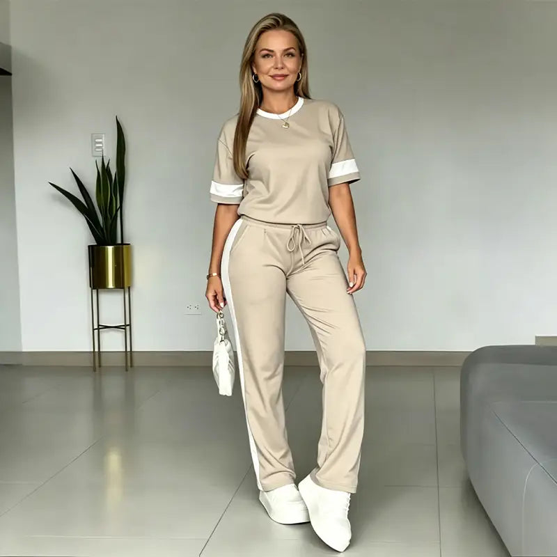 Set confortabil din bumbac, stil modern și relaxat