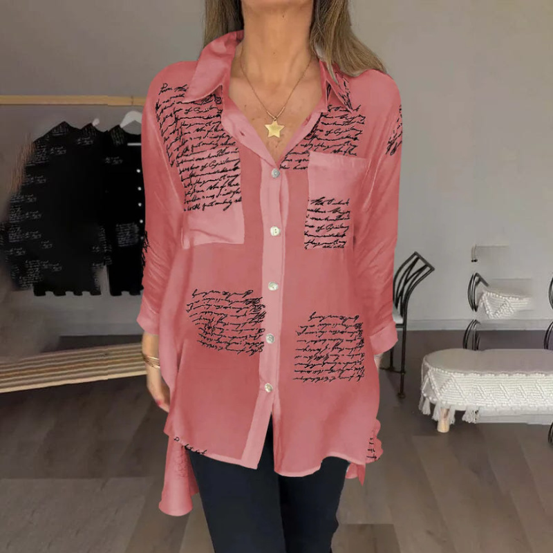 🎁💖Cămașă nouă la modă cu imprimeu pe revere, îmbrăcăminte exterioară la modă, confortabilă și respirabilă