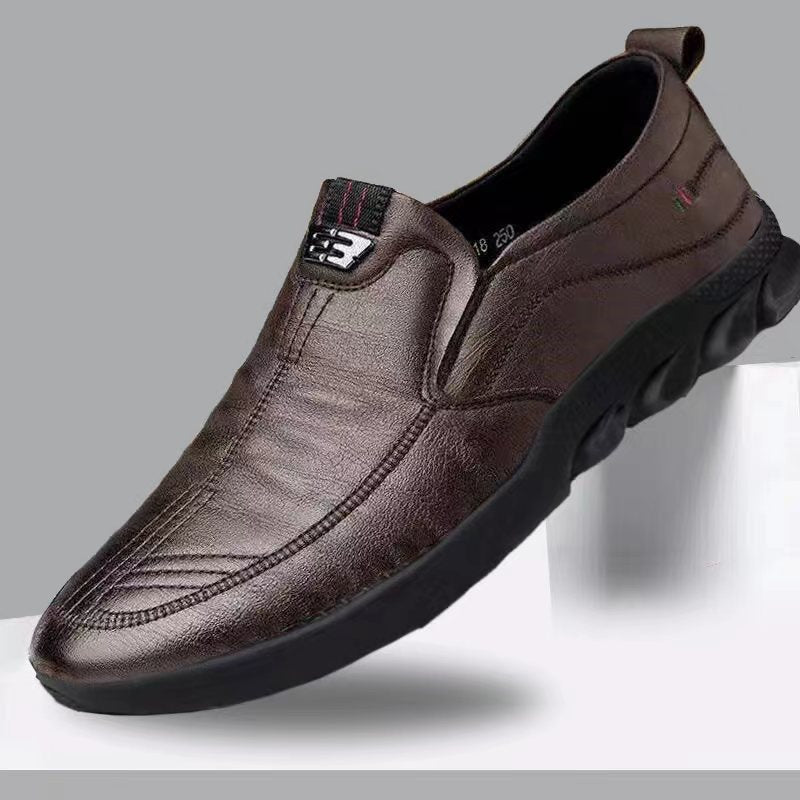 👞Pantofi bărbătești din piele, lucrați manual din piele selectă ✅ Durabili și respirabili