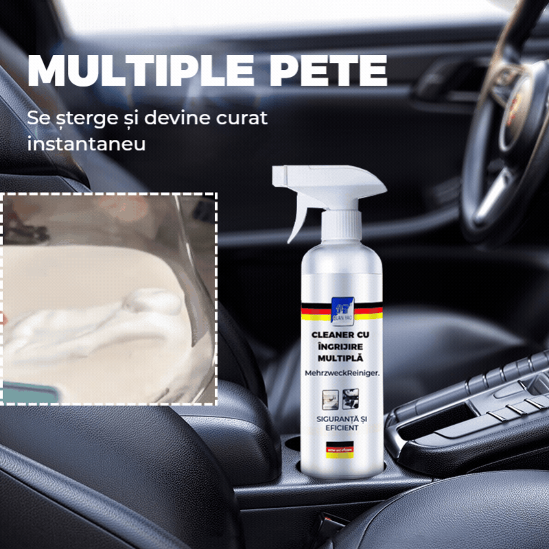 🚗💧🔥Cumpără 1 și primești 2🔥 Soluție multifuncțională de curățare interioară auto cu spumă, instrument puternic pentru plafon, fără clătire