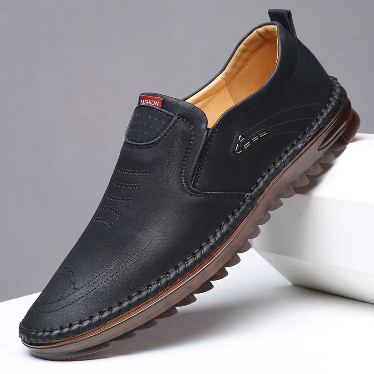 【39-44】Pantofi casual eleganți pentru bărbați, din piele naturală