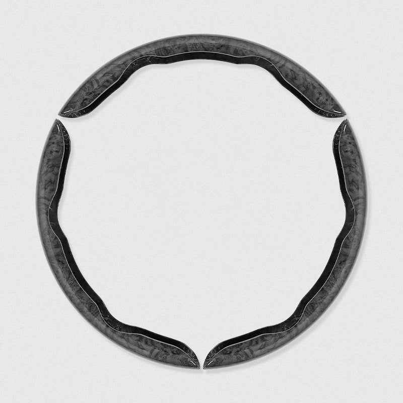 🚗【1 комплект 3 броя】👍👍Дървен противоплъзгащ калъф за волан на кола