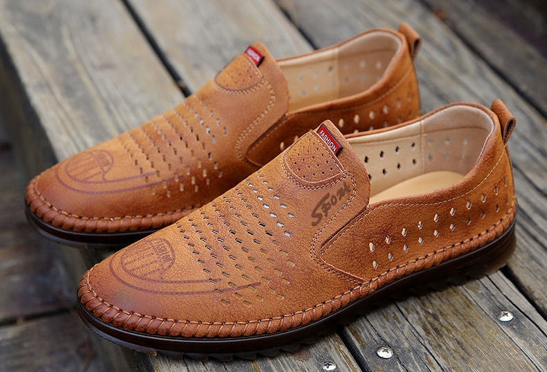 Ručně vyráběné pánské kožené boty, volnočasové a outdoorové