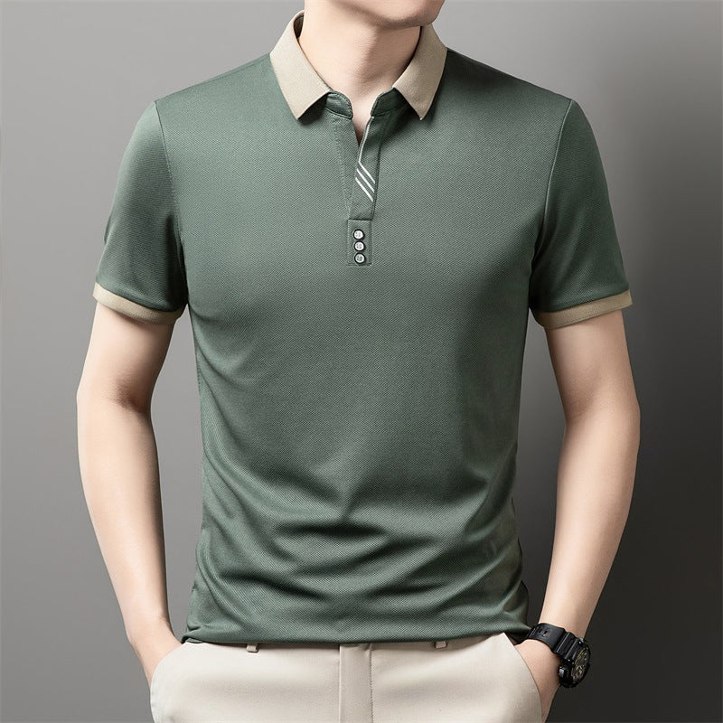 ✨【50% OFF】 Nová pánska polokošeľa s krátkym rukávom a priedušnou klopou na rok 2026
