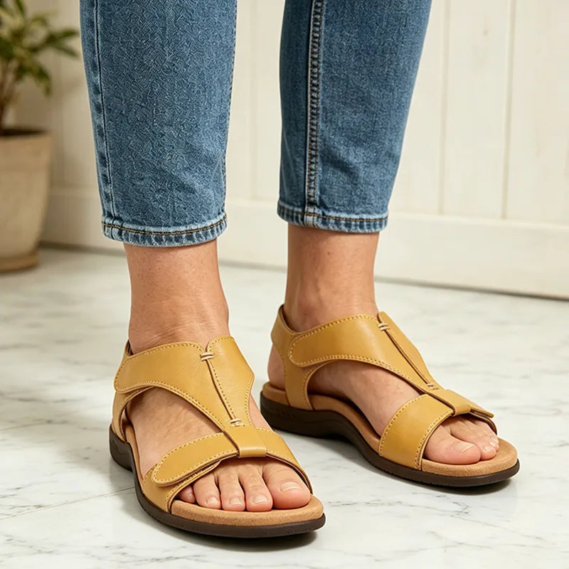 Sandale de vară cu talpă moale și susținere pentru bolta plantară, casual și confortabile