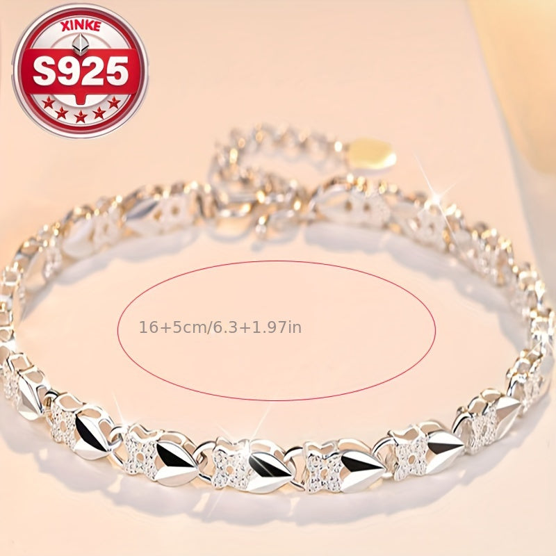 ššćCompra 1 y llĆ©vate 1 gratisćššMe encanta esta nueva y elegante pulsera de trĆ©bol de cuatro hojas de plata 925 para mujerć30% de descuento por tiempo limitadoć