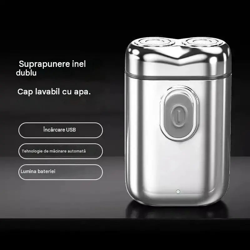 🧡Aparat de ras electric mini portabil cu cap dublu magnetic și rezistent la apă