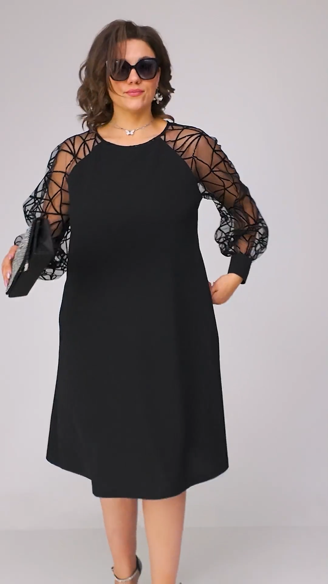 💖💖【S-5XL】🍁🍂Stil nou de toamnă și iarnă elegant de înaltă calitate, rochie 3819799