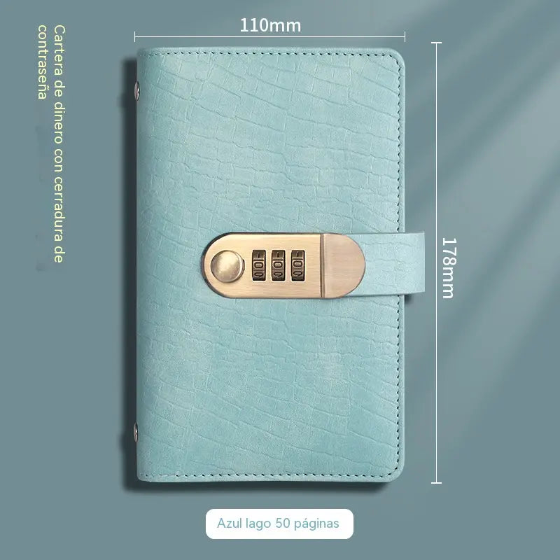 📓💼🔐 Organizator de portofel cu încuietoare cu cod reglabil – depozitare sigură pentru cecuri, numerar, carduri bancare și toate documentele. Practic, elegant și cu capacitate mare! ✨