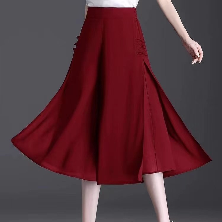 š„ćOfertÄ limitatÄććXL-5XLććNoua colecČie de varÄ 2025ćPantaloni largi de damÄ din Čifon, lungime trei sferturi