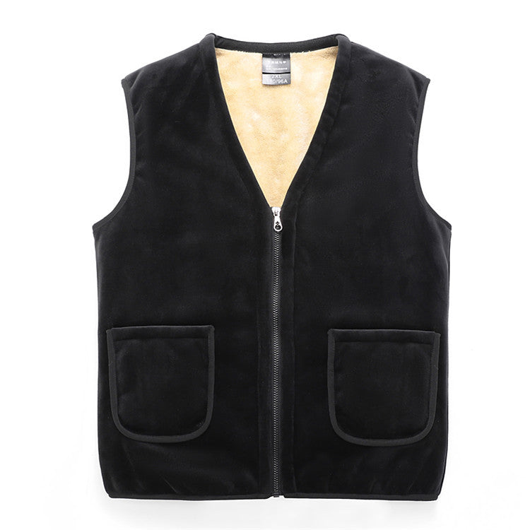 【L-5XL】vestă barbătească termoizolantă, catifea compusă, model nou 2024, iarnă 3907438