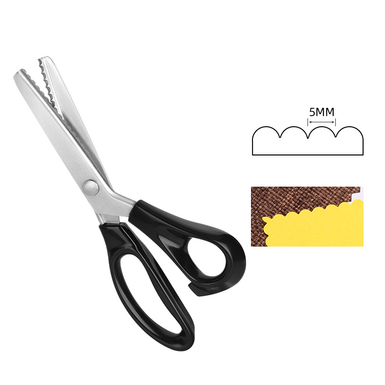 🔥✂️ Foarfecă zimțată pentru țesături, disponibilă în 5 dimensiuni