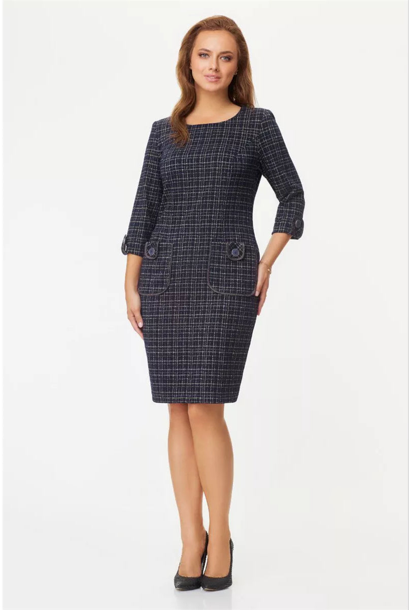 👗【S-5XL】Elegantní šaty pro plnoštíhlé, rok výroby 2025, večerní šaty - 3880965