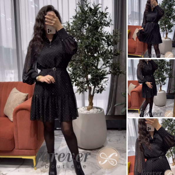 šćS-5XLćšStil nou de toamnÄ Či iarnÄ elegant de Ć®naltÄ calitate, rochie