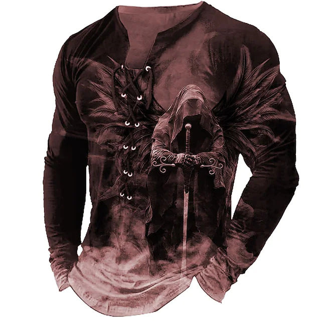 🦁🦁2026【Nou】Tricou casual bărbătesc cu imprimeu 3D
