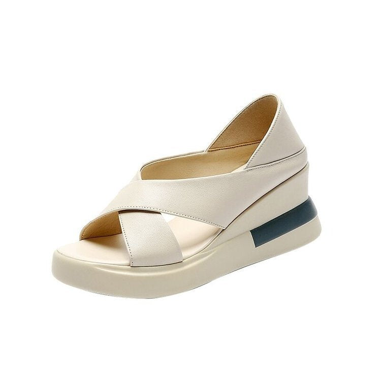 🔥🥿【Ofertă specială】Sandale casual pentru femei cu talpă groasă de vară, talpă moale care nu freacă picioarele