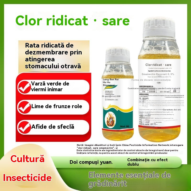 🌿【Cumpără 1 și primește 2 gratis】Insecticid de uz general pe bază de percloro-mevalonat 4 % pentru câmpurile de legume
