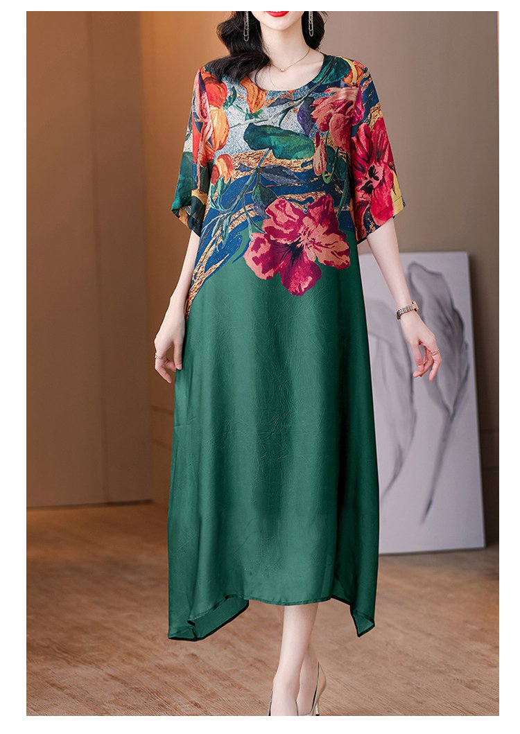 🔥🔥【50% zniżki na każdy produkt】👗【M-5XL】Elegancka sukienka z nadrukiem💖