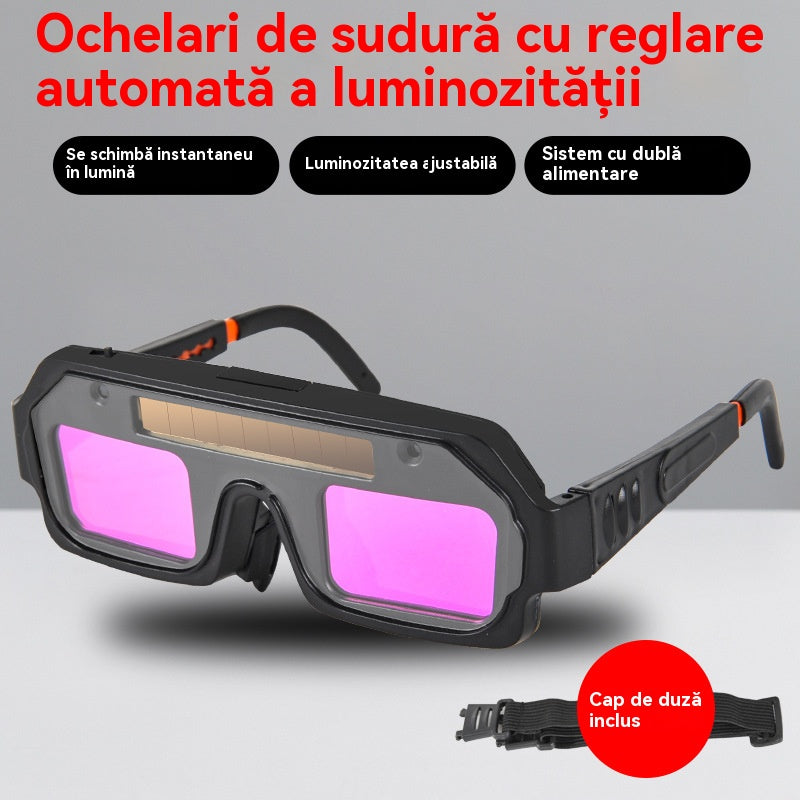 💥🔥🕶️ Купи 1, вземи 1 безплатно – Професионални заваръчни очила с автоматично затъмняване и UV защита