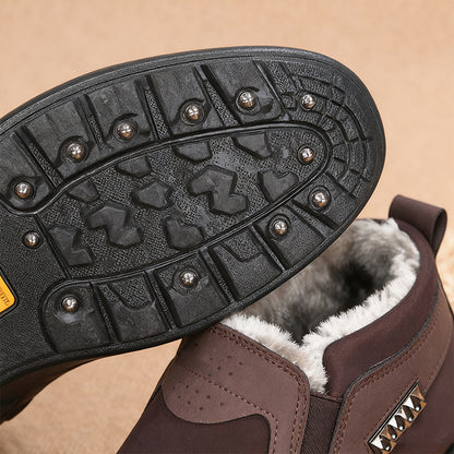 Promocja w połowę ceny 🔥 【Rozmiary 39-47】❄️ Męskie zimowe grube buty bawełniane i buty zimowe wełniane
