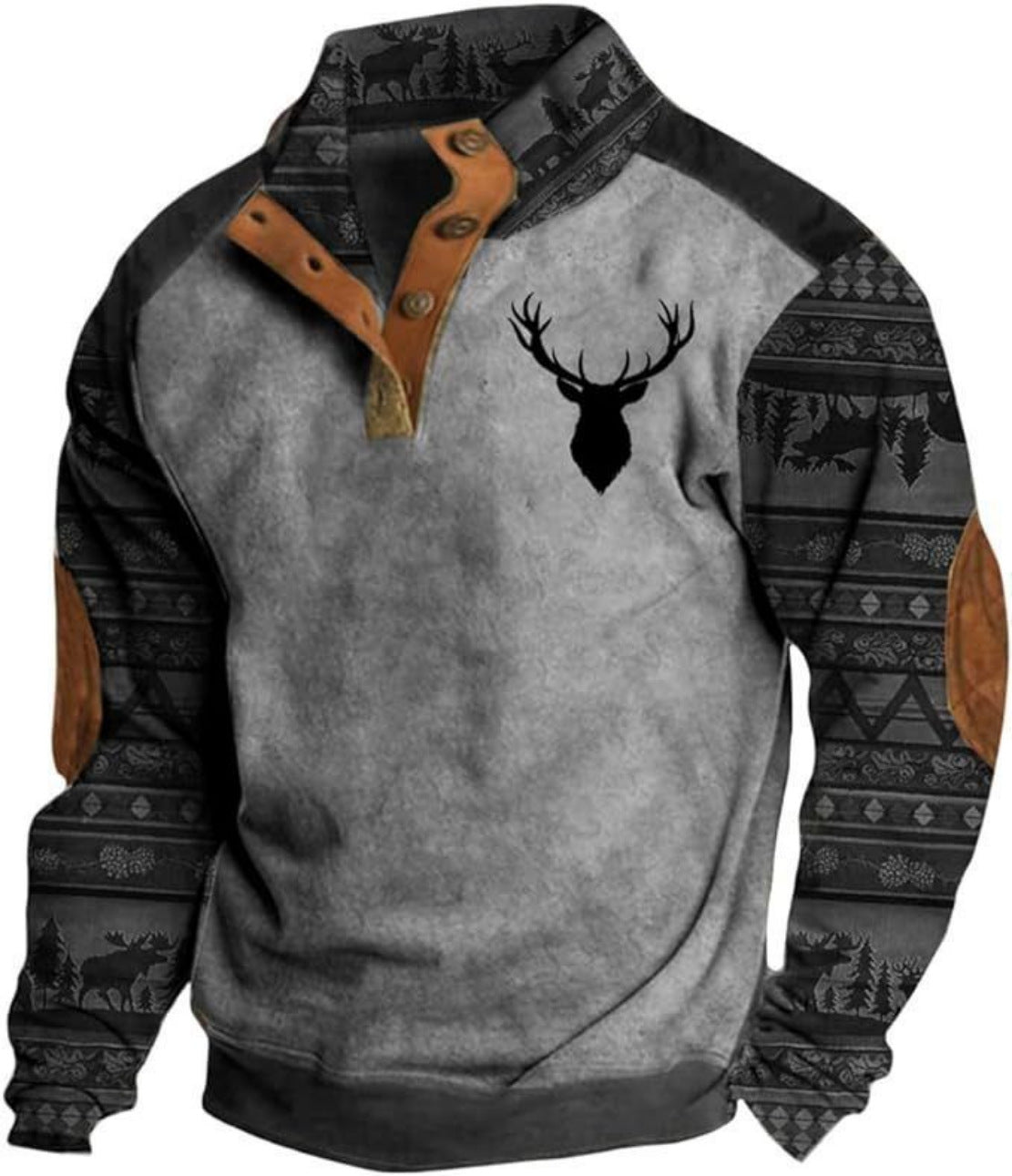 💥🔥【Oferta limitowana czasowo】🔥【S-5XL】Luźna mikina z 3D drukiem, amerykański styl uliczny, na jesień i zimę