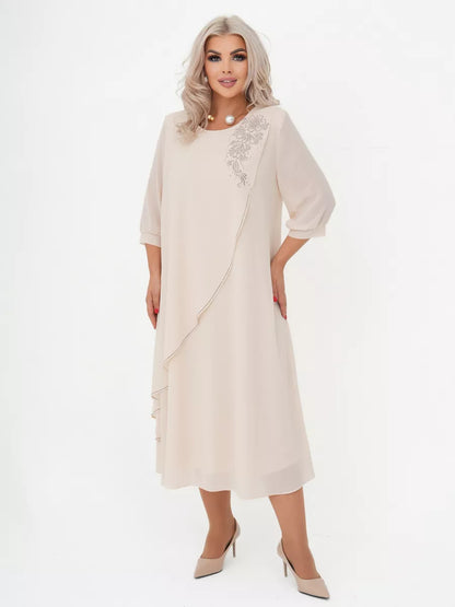 👗💥【S-5XL】Rochie nouă la modă, design clasic, elegantă și simplă