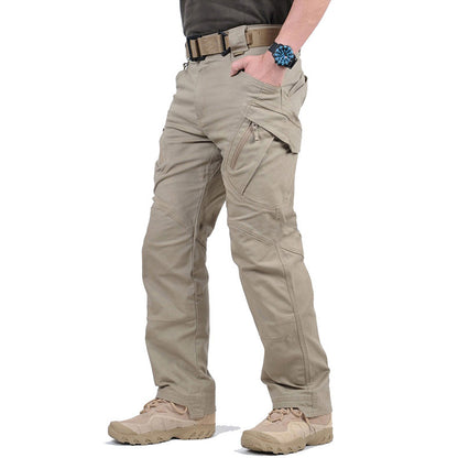 🔥Bestseller🔥【S-5XL】Pantaloni tactici cargo pentru bărbați, cu model camuflaj și buzunare
