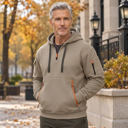 🍂【Ofertă limitată în timp: Reducere 50%🔥】Noutăți toamnă/iarnă: Hanorac bărbătesc cu fermoar și buzunare multiple