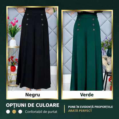 【M-5XL】Pantaloni largi cu pliuri (Reducere de 50% pentru o perioadă limitată)