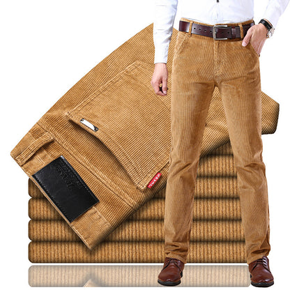 🏆 Best-seller 【-50% reducere 🔥🔥】Pantaloni clasici din reiat pentru bărbați