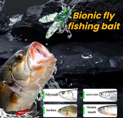 🎣 Cumperi 1, primești 1 gratis🔥 Momeală artificială imitație de muscă pentru pescuit