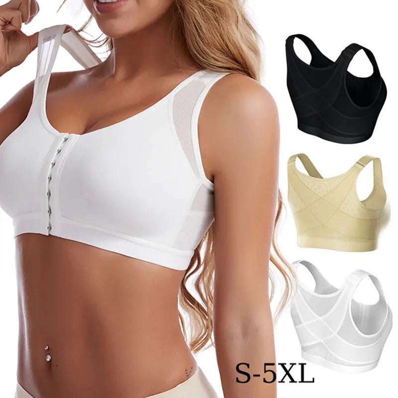 🥰【Cumperi 1, primești 2 GRATIS】👙【40–120 kg】Sutien cu acoperire completă și susținere ridicată – Plată la livrare