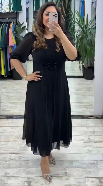 💥👗Reducere limitată【S-5XL】Rochie nouă la modă, design clasic, elegantă și simplă
