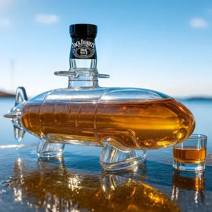 🚢 Set de pahare de whisky cu modele distractive | Pahare de whisky Submarine | Cadouri originale și decor elegant de bar ✨📦 Livrare gratuită – În stoc