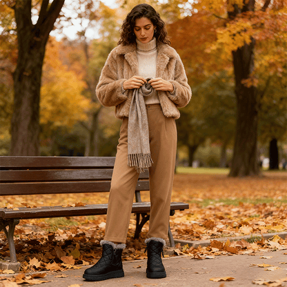 ✨ Εκπτώσεις μισής τιμής σε εξέλιξη 👢【Μεγέθη 35-41】🔥⛄ Μπότες φθινοπωρινής και χειμερινής εποχής, ζεστές, μοντέρνες, σχεδιασμός ανθεκτικός σε ολίσθηση, νέο στυλ