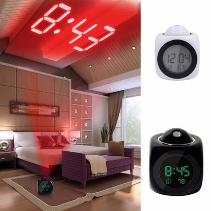 【Descuento de invierno del 50 %】⏰ Reloj proyector multifuncional — proyecta la hora, alarma, temperatura y clima en la pared o el techo