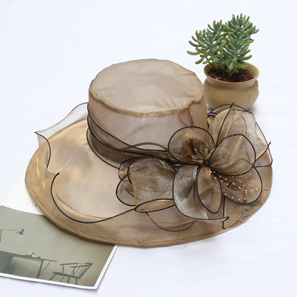 👒【Potrivită pentru vară】Pălărie florală retro nouă