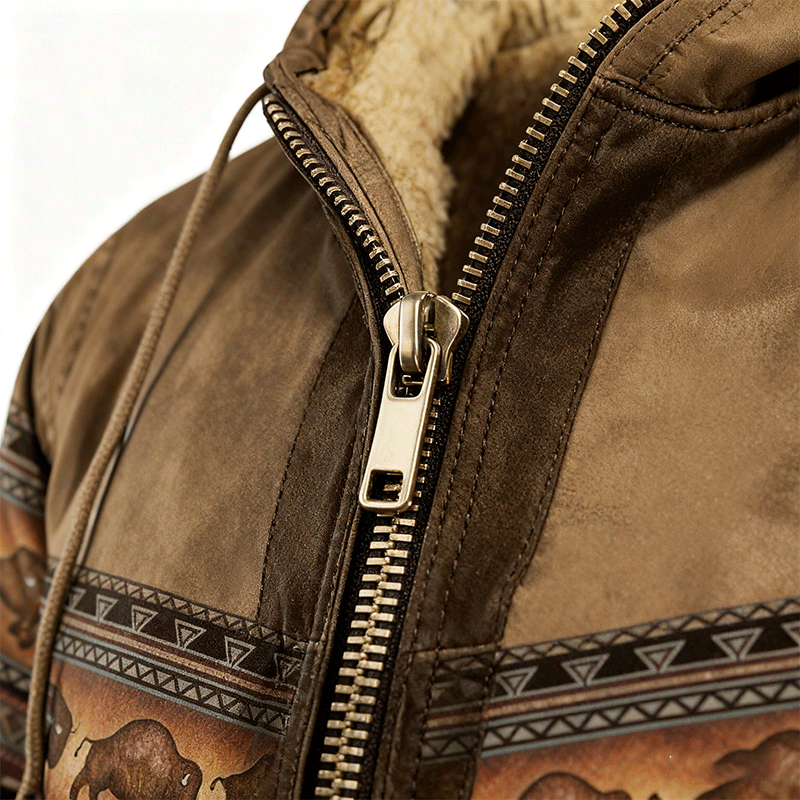 🎄🎄【S-4XL】Modne męskie kurtka z cienkiego sametu, ochronna i gruba na jesień i zimą