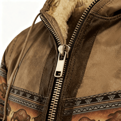 🎄🎄【S-4XL】Modne męskie kurtka z cienkiego sametu, ochronna i gruba na jesień i zimą