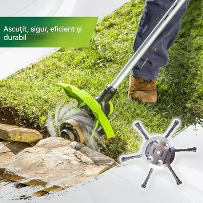 🔥✨【Cumpără unul, primești unul gratuit: set 2 bucăți】🔥 lame interschimbabile pentru motocoasă/mașină de tuns gazonul - lame din oțel 🌿✂️⚙️
