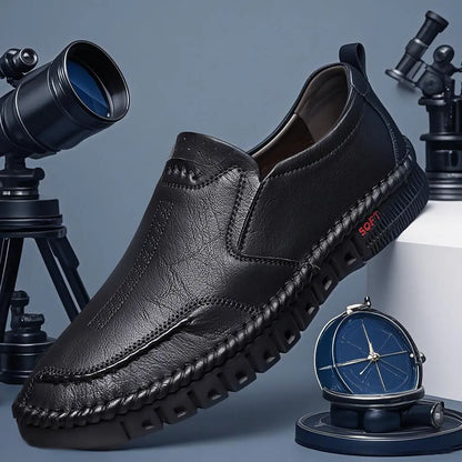 👍【Piele Naturală de Bovine de Calitate Premium】Pantofi Casual Fashion pentru Bărbați