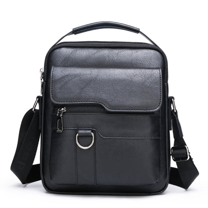🏆【Variantă premium din piele naturală】Geantă bărbătească vintage casual de umăr, cu capacitate mare