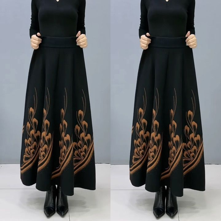 👗🎀【S-3XL】Podzimná a zimná dámská vlněná sukně