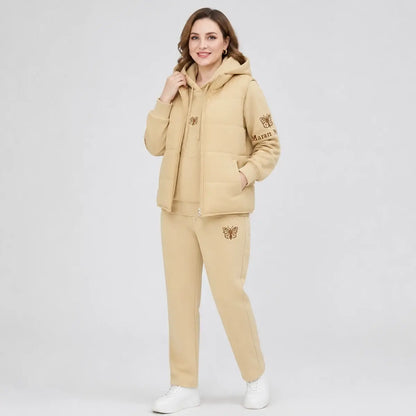 【M-4XL】💟💞Set casual nou din trei piese, din 2026 (vestă + top + pantaloni)