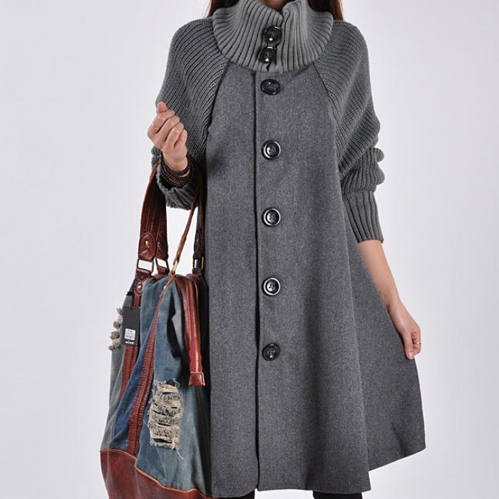 👗[Reducere de 49%🔥🔥]【M-5XL】Palton casual nou din lână, lungime medie